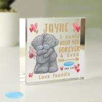 Personalised Hold You Forever Me to You Bear Large Crystal Block Extra Image 3 Preview